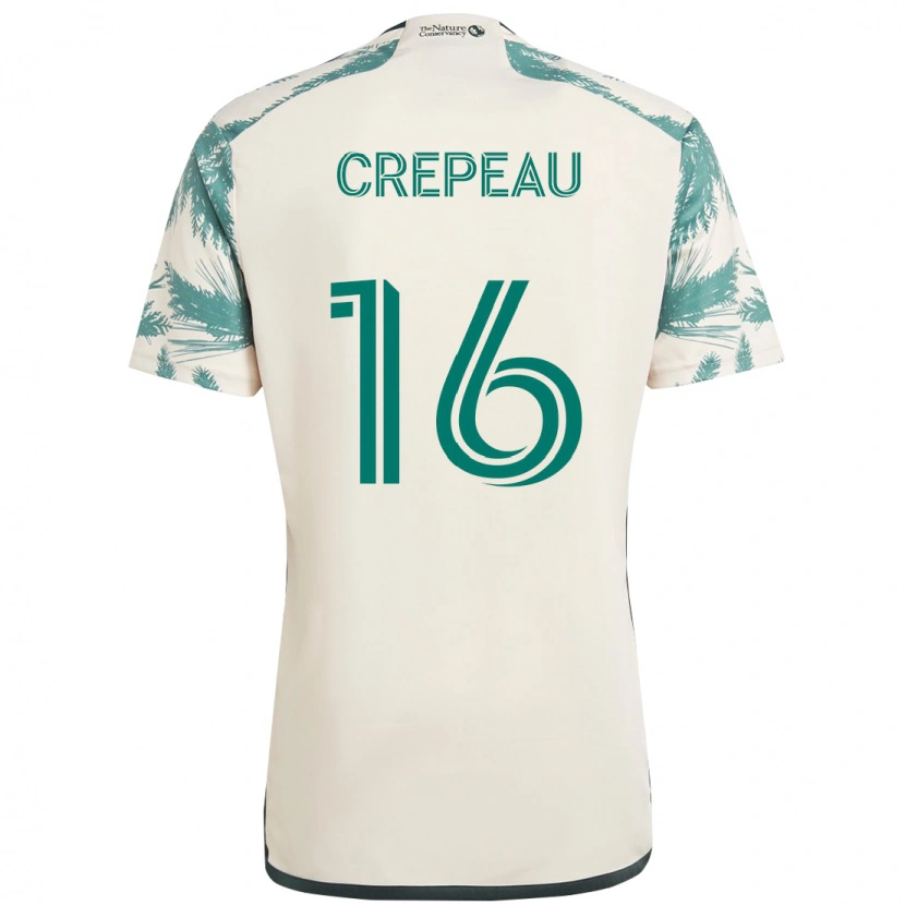 Danxen Men Maxime Crépeau #16 Beige Green Away Jersey 2025/26 T-Shirt