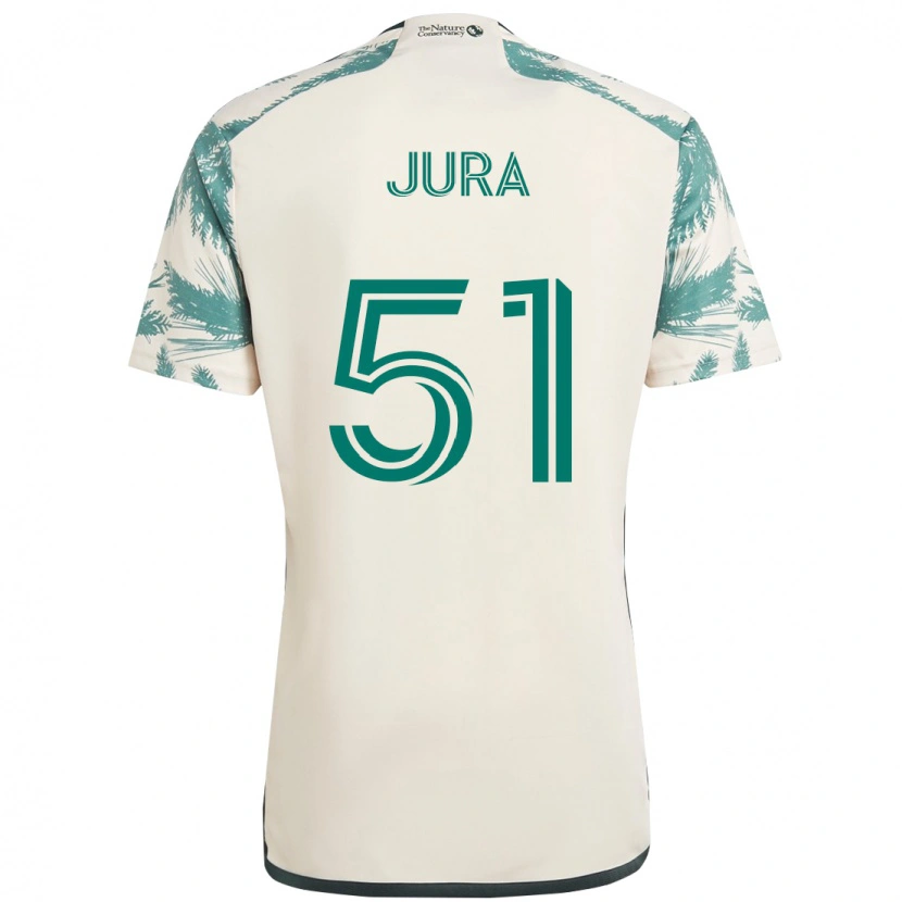 Danxen Men Sawyer Jura #51 Beige Green Away Jersey 2025/26 T-Shirt