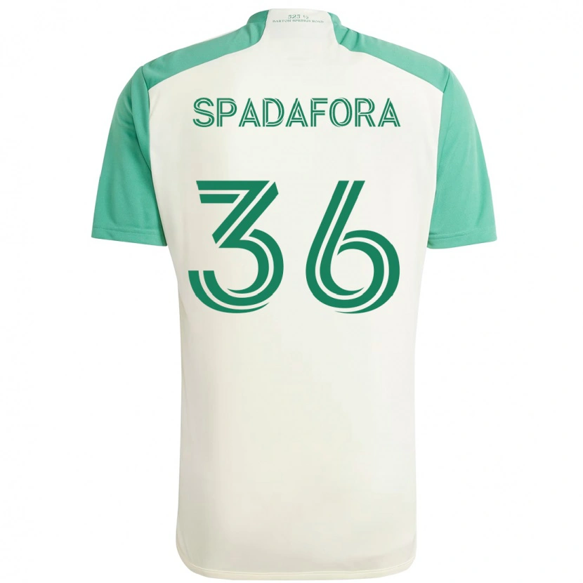 Danxen Men Luke Spadafora #36 White Green Away Jersey 2025/26 T-Shirt