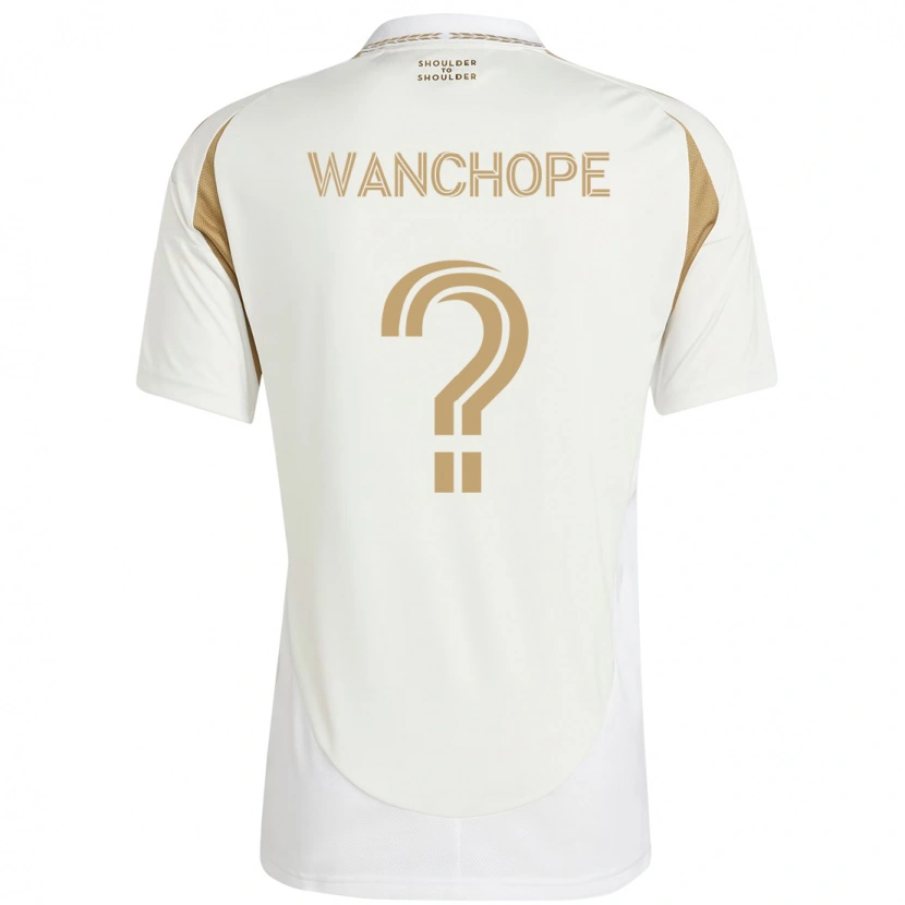 Danxen Men Matías Wanchope #0 White Brown Away Jersey 2025/26 T-Shirt