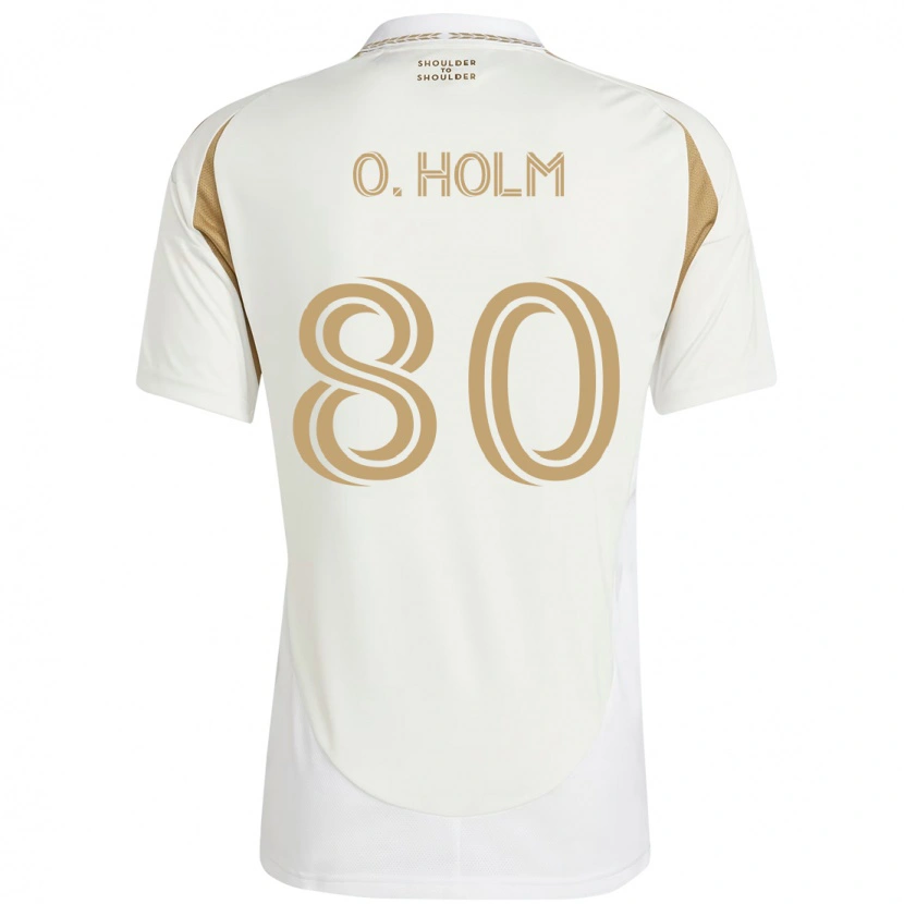 Danxen Men Odin Thiago Holm #80 White Brown Away Jersey 2025/26 T-Shirt