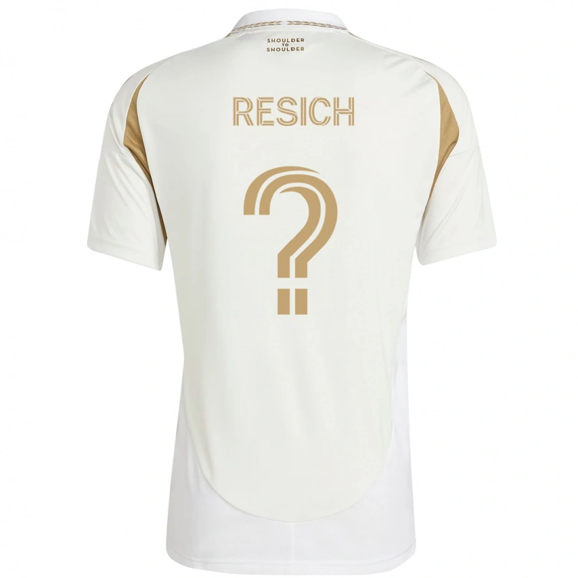 Danxen Men Dempsey Resich #0 White Brown Away Jersey 2025/26 T-Shirt