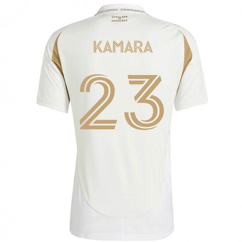 Danxen Men Kei Kamara #23 White Brown Away Jersey 2025/26 T-Shirt