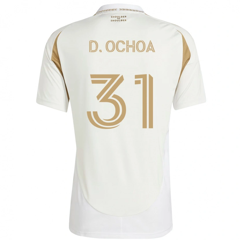 Danxen Men David Ochoa #31 White Brown Away Jersey 2025/26 T-Shirt