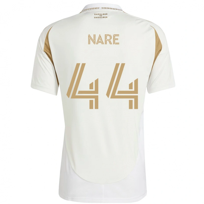 Danxen Men Thabo Nare #44 White Brown Away Jersey 2025/26 T-Shirt