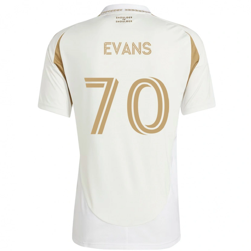 Danxen Men Matthew Evans #70 White Brown Away Jersey 2025/26 T-Shirt