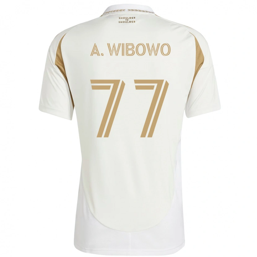Danxen Men Adrian Wibowo #77 White Brown Away Jersey 2025/26 T-Shirt