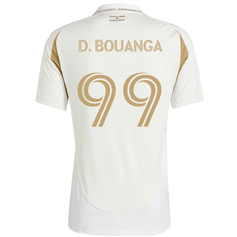 Danxen Men Denis Bouanga #99 White Brown Away Jersey 2025/26 T-Shirt