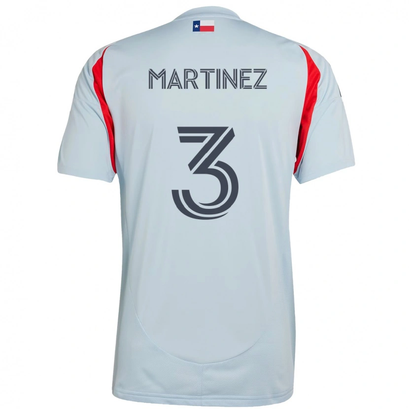 Danxen Men José Antonio Martínez #3 Light Blue Red Away Jersey 2025/26 T-Shirt