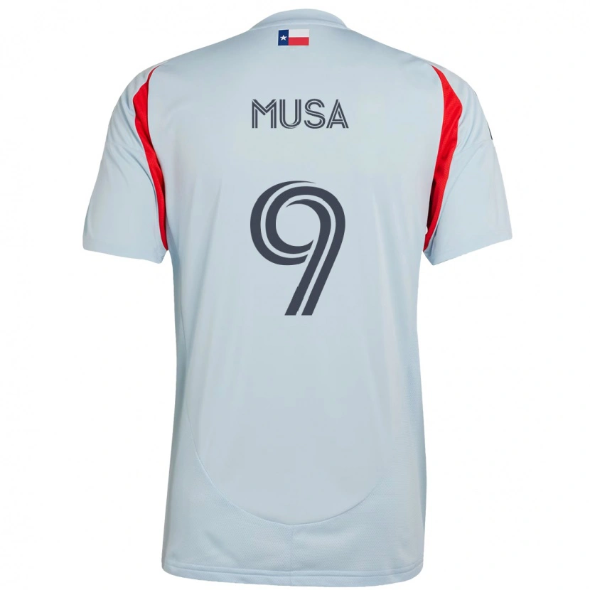 Danxen Men Petar Musa #9 Light Blue Red Away Jersey 2025/26 T-Shirt