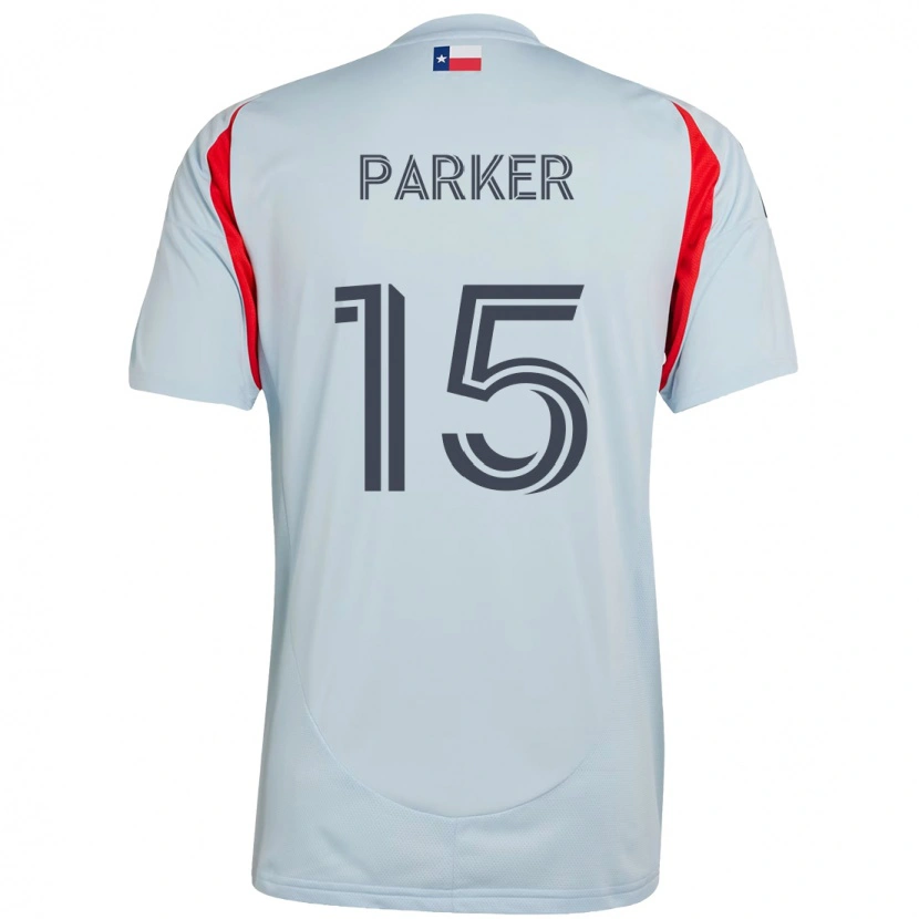 Danxen Men Isaiah Parker #15 Light Blue Red Away Jersey 2025/26 T-Shirt