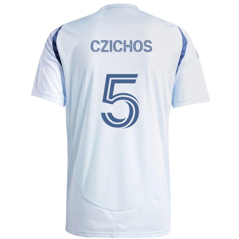 Danxen Men Rafael Czichos #5 Light Sky Blueblue Away Jersey 2025/26 T-Shirt