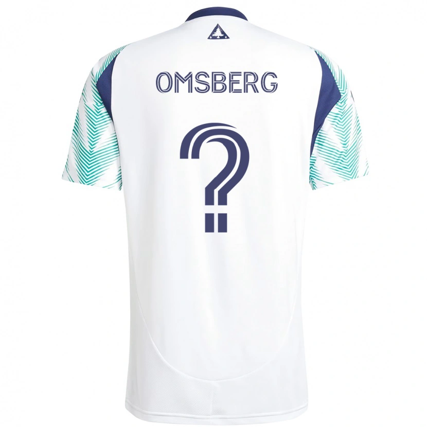 Danxen Men Wyatt Omsberg #0 White Blue Away Jersey 2025/26 T-Shirt