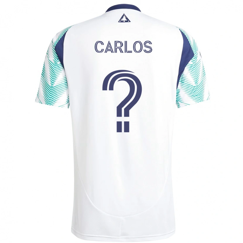 Danxen Men Cristiano Carlos #0 White Blue Away Jersey 2025/26 T-Shirt