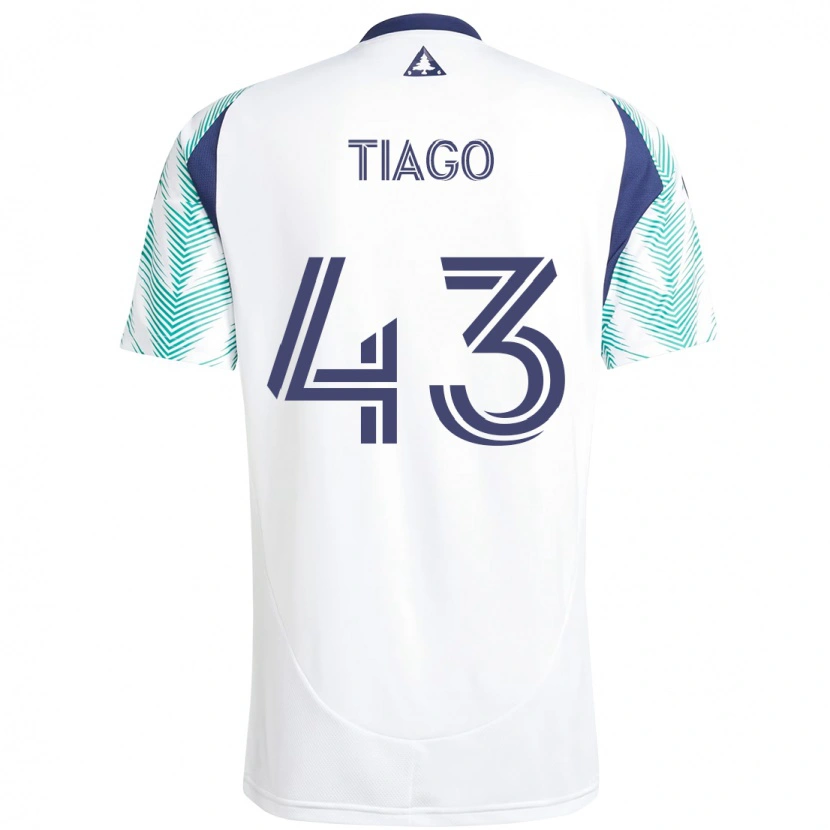 Danxen Men Santiago Suárez #43 White Blue Away Jersey 2025/26 T-Shirt