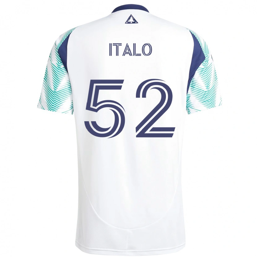 Danxen Men Ítalo #52 White Blue Away Jersey 2025/26 T-Shirt
