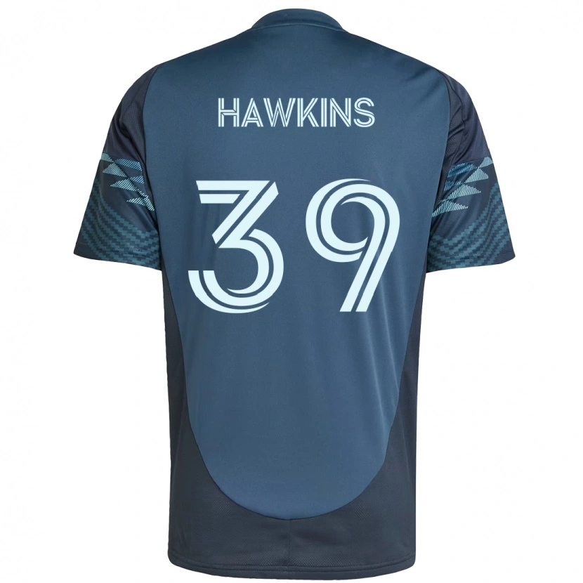 Danxen Men Stuart Hawkins #39 Light Blue Away Jersey 2025/26 T-Shirt