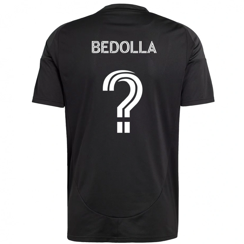Danxen Men Brando Bedolla #0 Black White Away Jersey 2025/26 T-Shirt