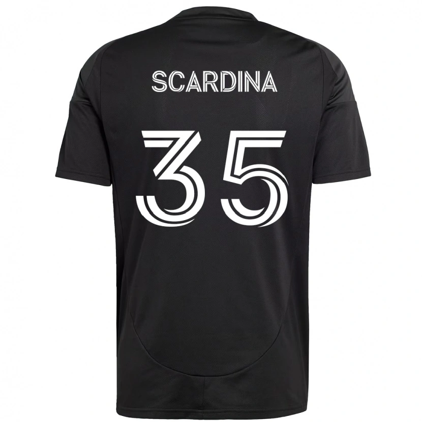 Danxen Men Nick Scardina #35 Black White Away Jersey 2025/26 T-Shirt