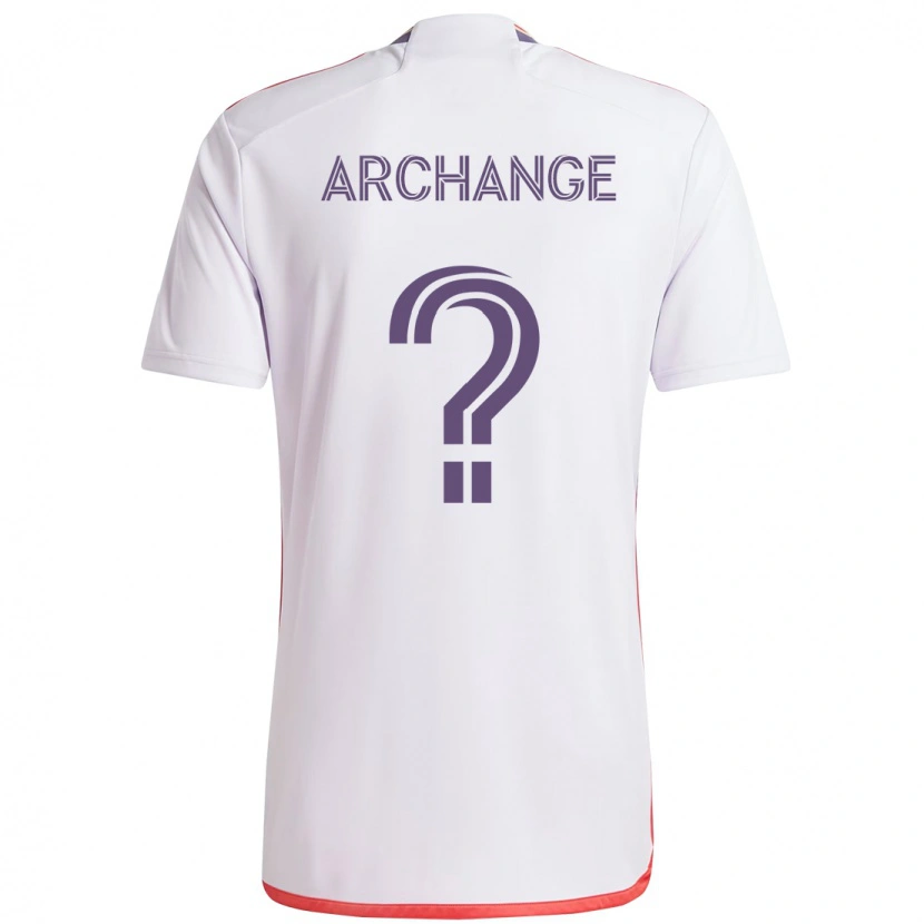 Danxen Men Clovis Archange #0 White Purple Away Jersey 2025/26 T-Shirt