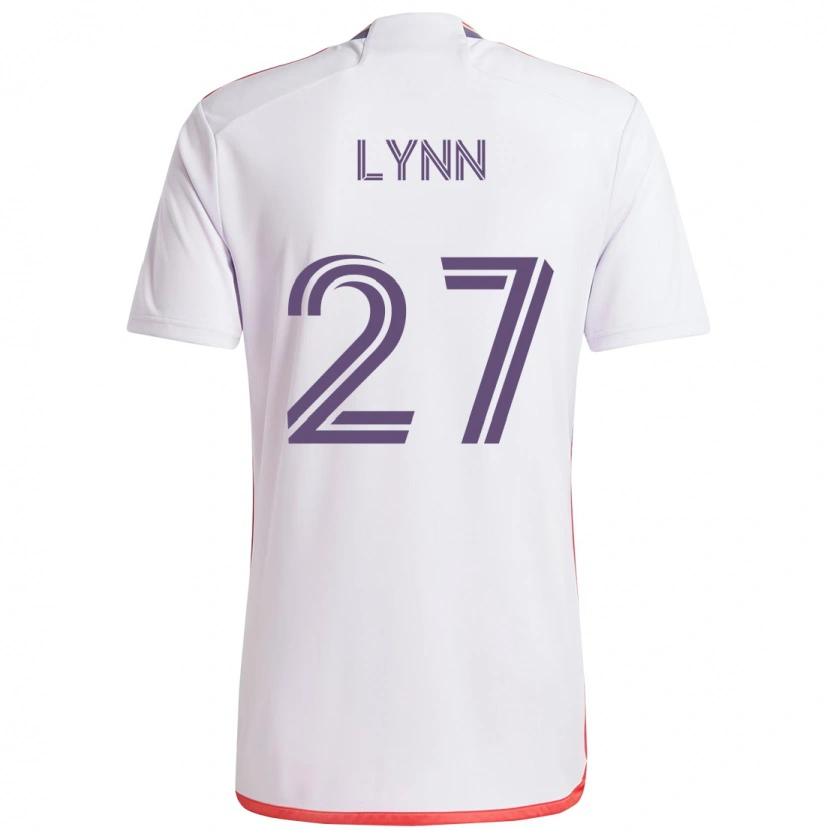 Danxen Men Jack Lynn #27 White Purple Away Jersey 2025/26 T-Shirt