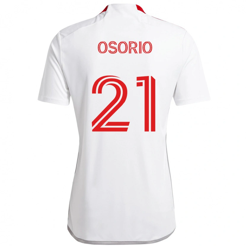 Danxen Men Jonathan Osorio #21 White Red Away Jersey 2025/26 T-Shirt