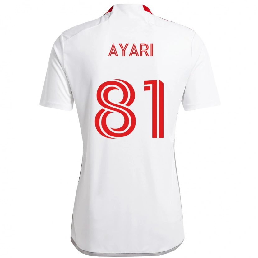 Danxen Men Hassan Ayari #81 White Red Away Jersey 2025/26 T-Shirt