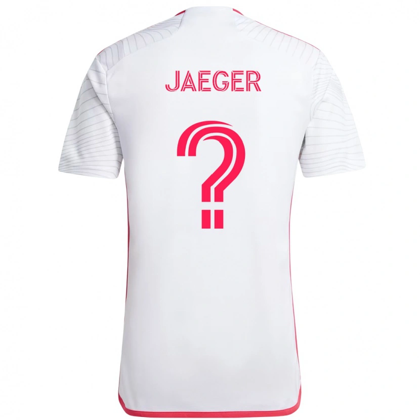 Danxen Men Kai Jaeger #0 White Magenta Away Jersey 2025/26 T-Shirt