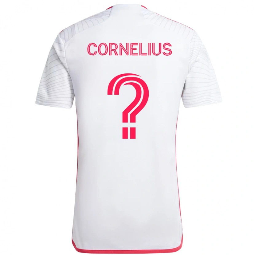 Danxen Men Lorenzo Cornelius #0 White Magenta Away Jersey 2025/26 T-Shirt
