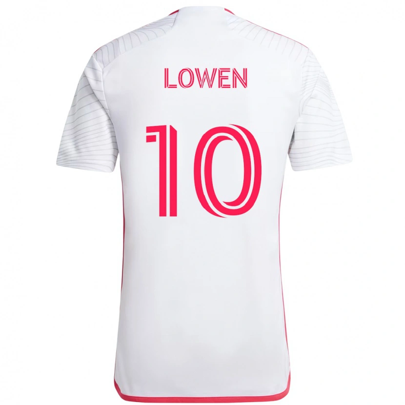 Danxen Men Eduard Löwen #10 White Magenta Away Jersey 2025/26 T-Shirt