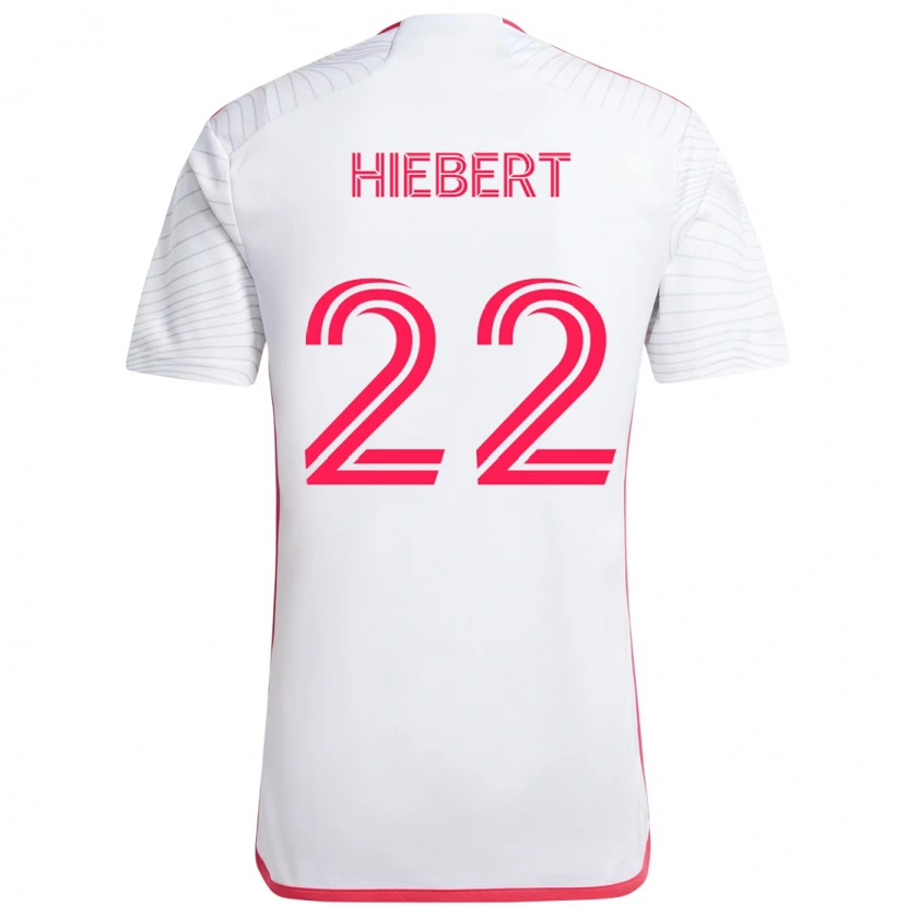 Danxen Men Kyle Hiebert #22 White Magenta Away Jersey 2025/26 T-Shirt