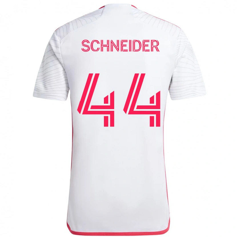Danxen Men Max Schneider #44 White Magenta Away Jersey 2025/26 T-Shirt
