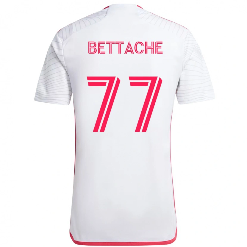 Danxen Men Faysal Bettache #77 White Magenta Away Jersey 2025/26 T-Shirt