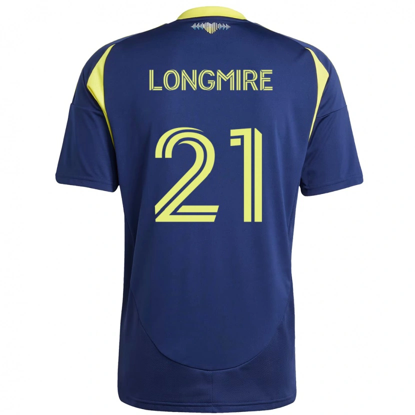 Danxen Men Ahmed Longmire #21 Navy Blue Yellow Away Jersey 2025/26 T-Shirt