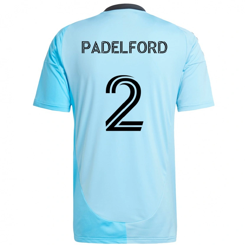 Danxen Men Devin Padelford #2 Sky Blue Away Jersey 2025/26 T-Shirt