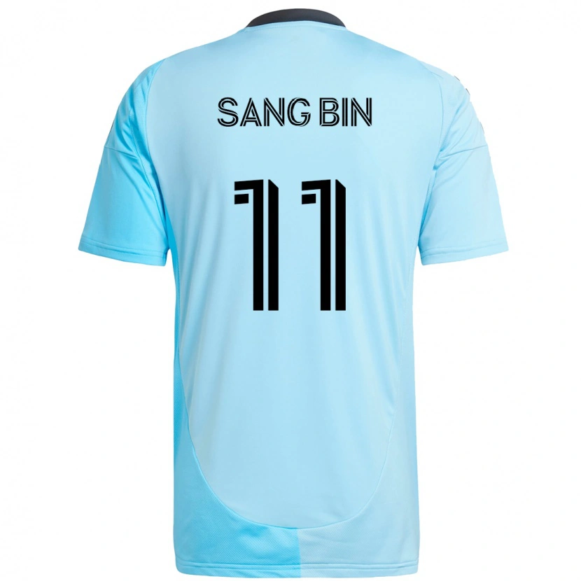 Danxen Men Sang-Bin Jeong #11 Sky Blue Away Jersey 2025/26 T-Shirt