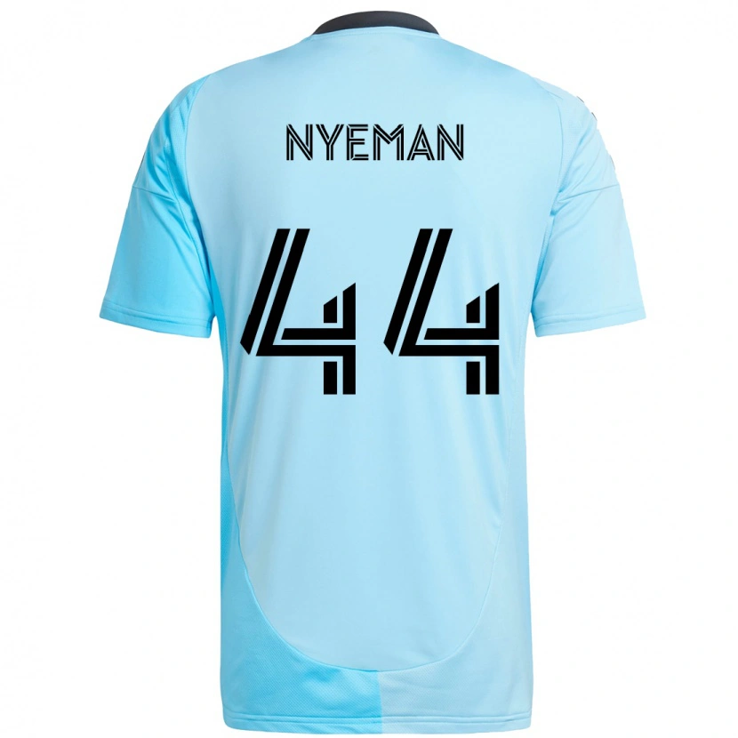 Danxen Men Moses Nyeman #44 Sky Blue Away Jersey 2025/26 T-Shirt
