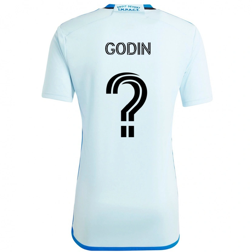Danxen Men Étienne Godin #0 Sky Blue Dark Blue Away Jersey 2025/26 T-Shirt