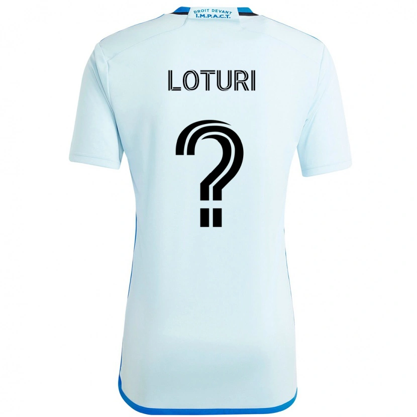 Danxen Men Victor Loturi #0 Sky Blue Dark Blue Away Jersey 2025/26 T-Shirt