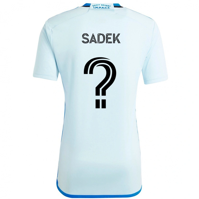 Danxen Men Aghilas Sadek #0 Sky Blue Dark Blue Away Jersey 2025/26 T-Shirt