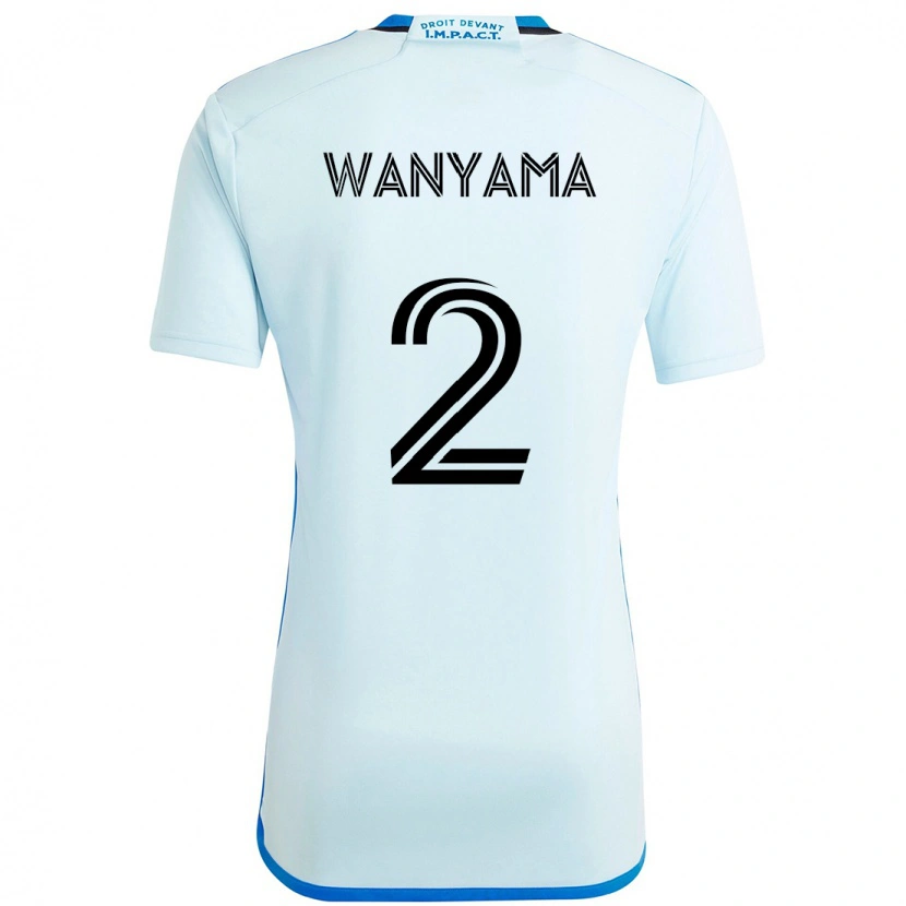 Danxen Men Victor Wanyama #2 Sky Blue Dark Blue Away Jersey 2025/26 T-Shirt