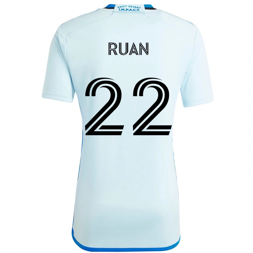 Danxen Men Ruan #22 Sky Blue Dark Blue Away Jersey 2025/26 T-Shirt
