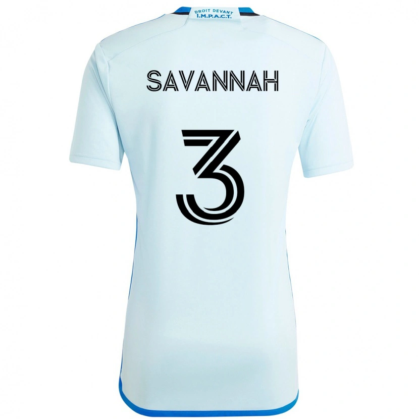 Danxen Men Chenail Savannah #3 Sky Blue Dark Blue Away Jersey 2025/26 T-Shirt