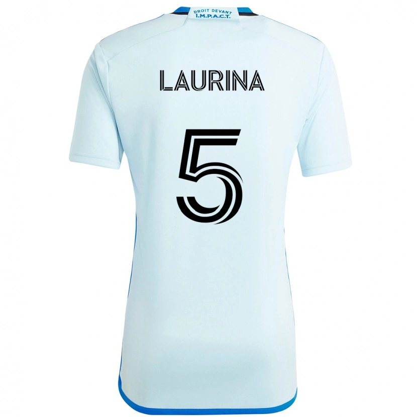 Danxen Men Bilombo Laurina #5 Sky Blue Dark Blue Away Jersey 2025/26 T-Shirt
