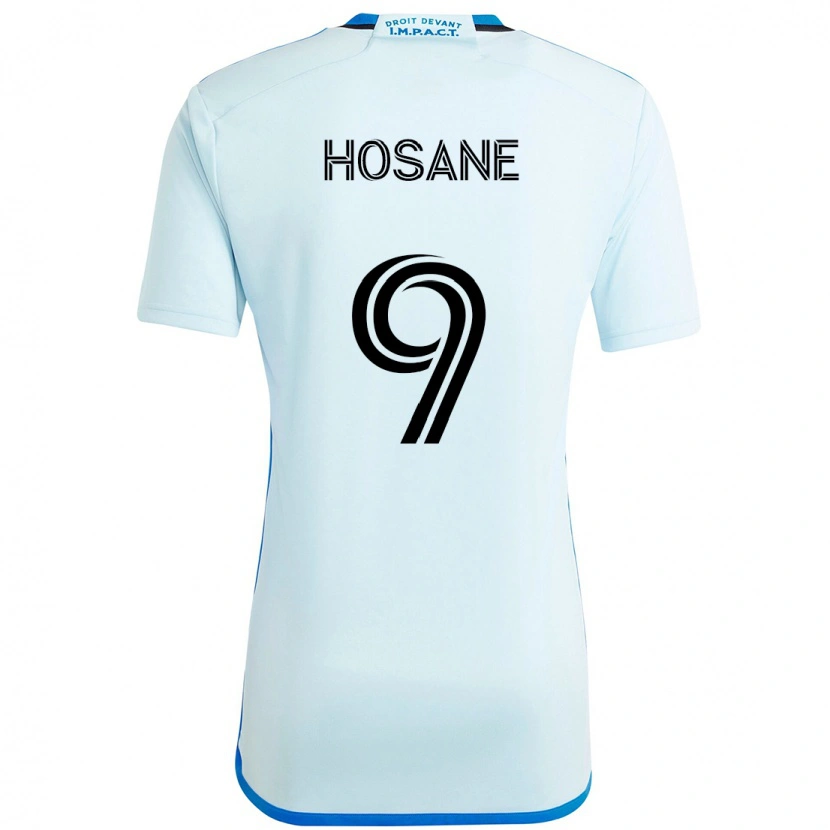 Danxen Men Soukou Hosane #9 Sky Blue Dark Blue Away Jersey 2025/26 T-Shirt