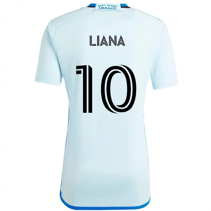 Danxen Men Tarasco Liana #10 Sky Blue Dark Blue Away Jersey 2025/26 T-Shirt