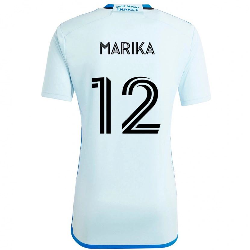 Danxen Men Martineau Marika #12 Sky Blue Dark Blue Away Jersey 2025/26 T-Shirt