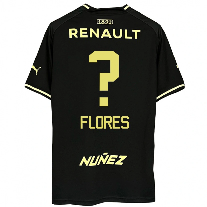 Danxen Men Dilan Flores #0 Black Yellow Away Jersey 2025/26 T-Shirt