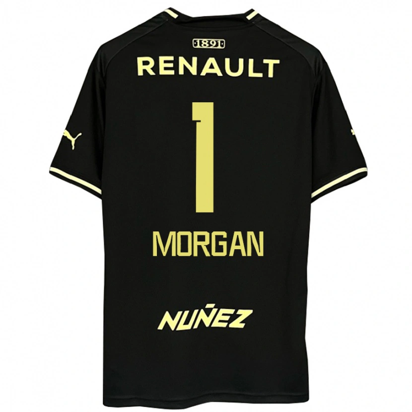 Danxen Men Kevin Morgan #1 Black Yellow Away Jersey 2025/26 T-Shirt