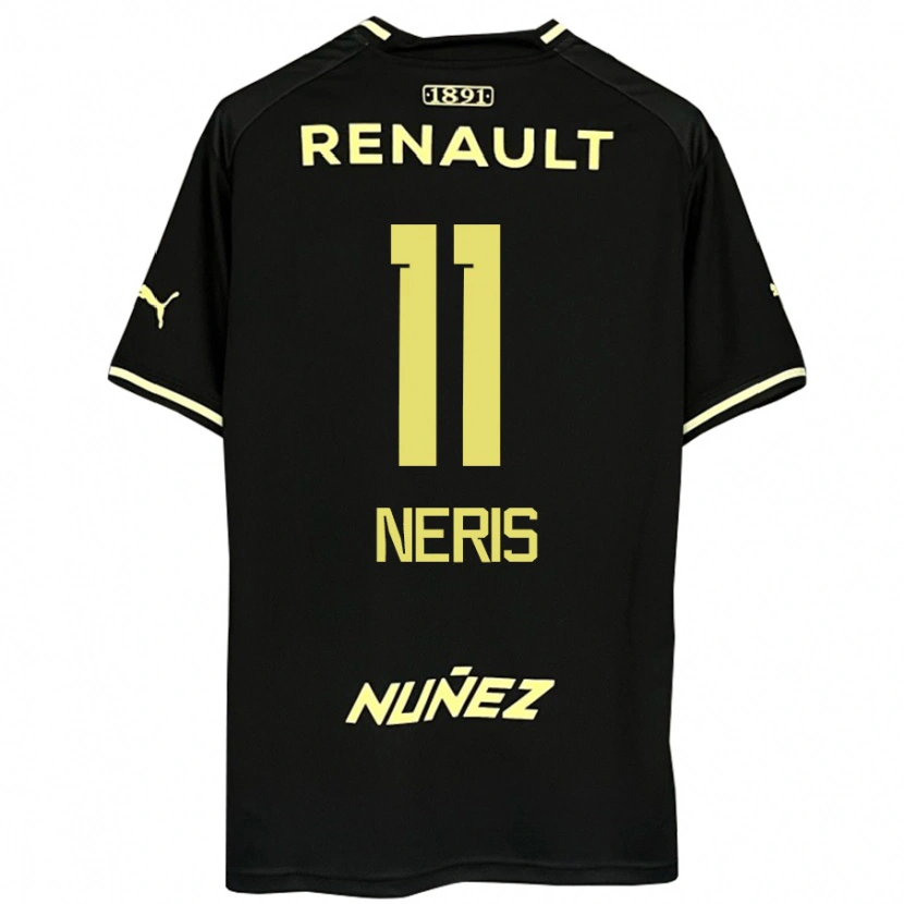 Danxen Men José Neris #11 Black Yellow Away Jersey 2025/26 T-Shirt